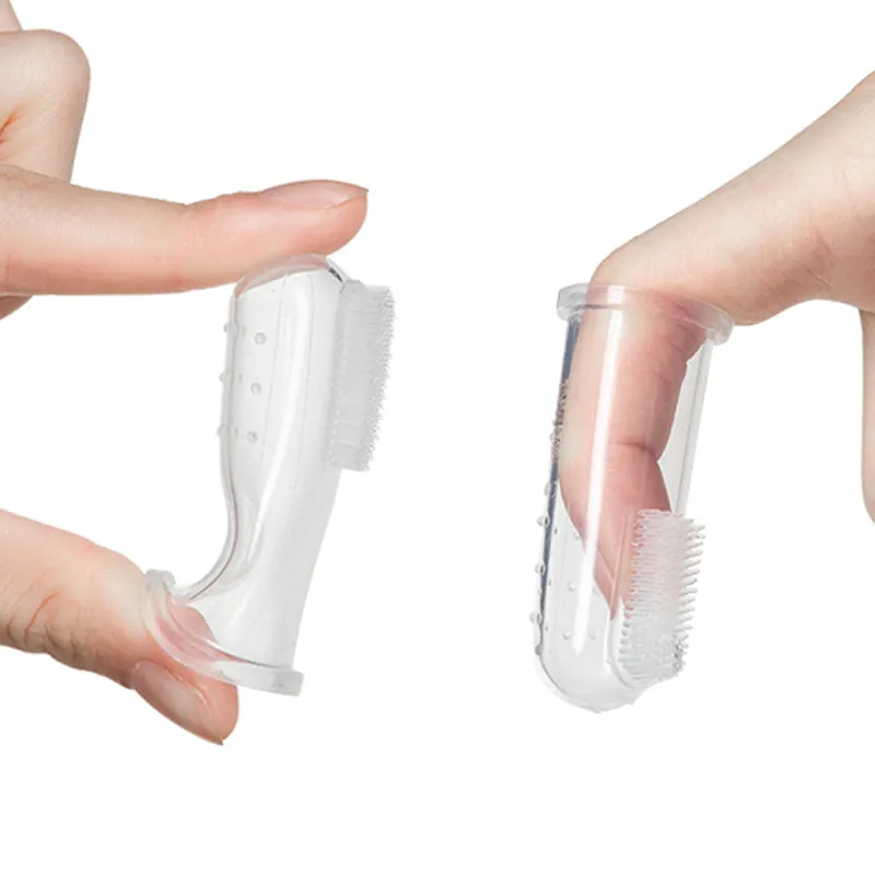 CLEAN WORLD Pet Finger Toothbrush Soft Cleaning Brush For Cat Small Dog Oral Care