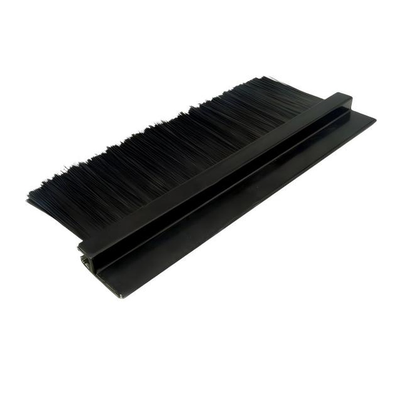 CLEAN WORLD Industrial Lath Strip Brush Aluminium Sliding Window and Door Seal Weather Strip Brush