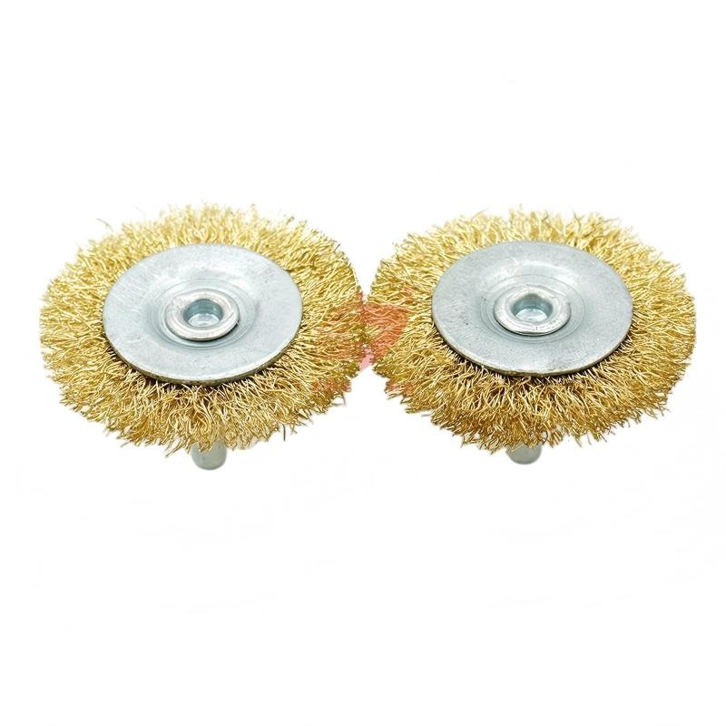 CLEAN WORLD Industrial Wire Brush Hot Selling Eco-Friendly Steel Coarse Wire Wheel Brush with 1/4-Inch Hex Shank for Hand Drill