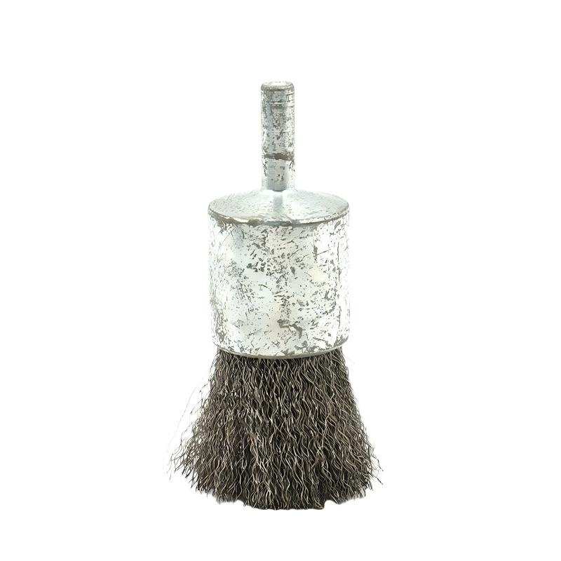 CLEAN WORLD Industrial Polishing Brush Deburring Polishing Cleaning Industrial Steel Wire End Brush Handheld Eco-Friendly