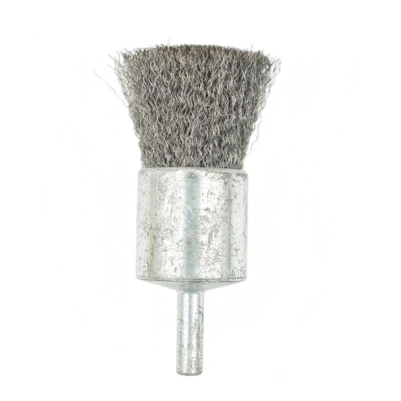 CLEAN WORLD Industrial Polishing Brush Deburring Polishing Cleaning Industrial Steel Wire End Brush Handheld Eco-Friendly