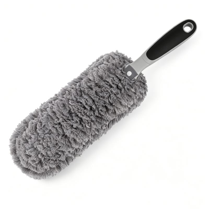 CLEAN WORLD Household Cleaning Washable Duster,Telescopic Pole Extendable Microfiber Feather Ceiling Rod Fan Dust duster