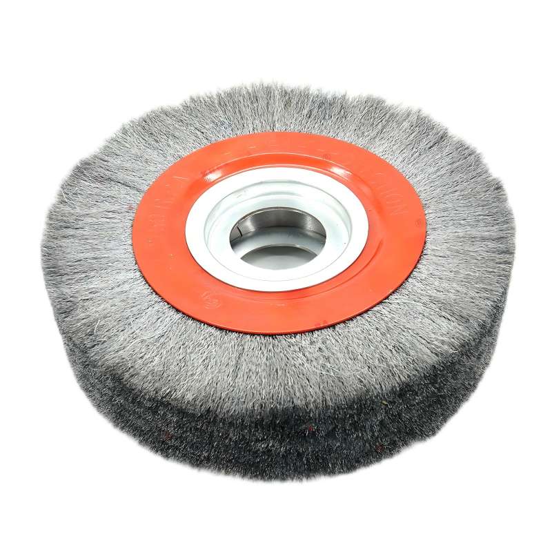CLEAN WORLD Industrial Wire Brush Eco-Friendly Galvanized Steel Wire Handheld Brush Wheel and Cup Brush for Rust/Corrosion/Paint Removal