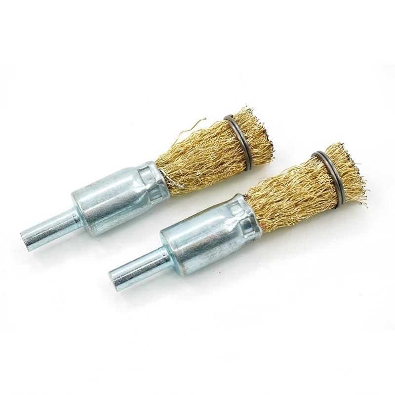 CLEAN WORLD Industrial Polishing Brush Hot Sale High Quality Steel Wire End Brushes for Cleaning and Polishing