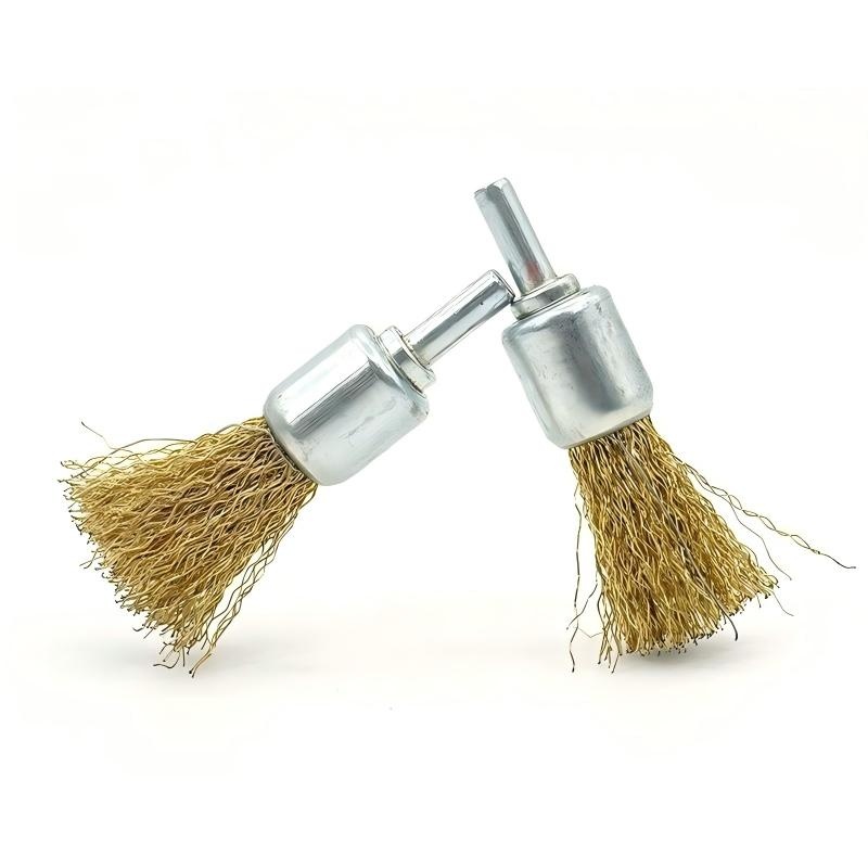 CLEAN WORLD Industrial Polishing Brush Hot Sale High Quality Steel Wire End Brushes for Cleaning and Polishing