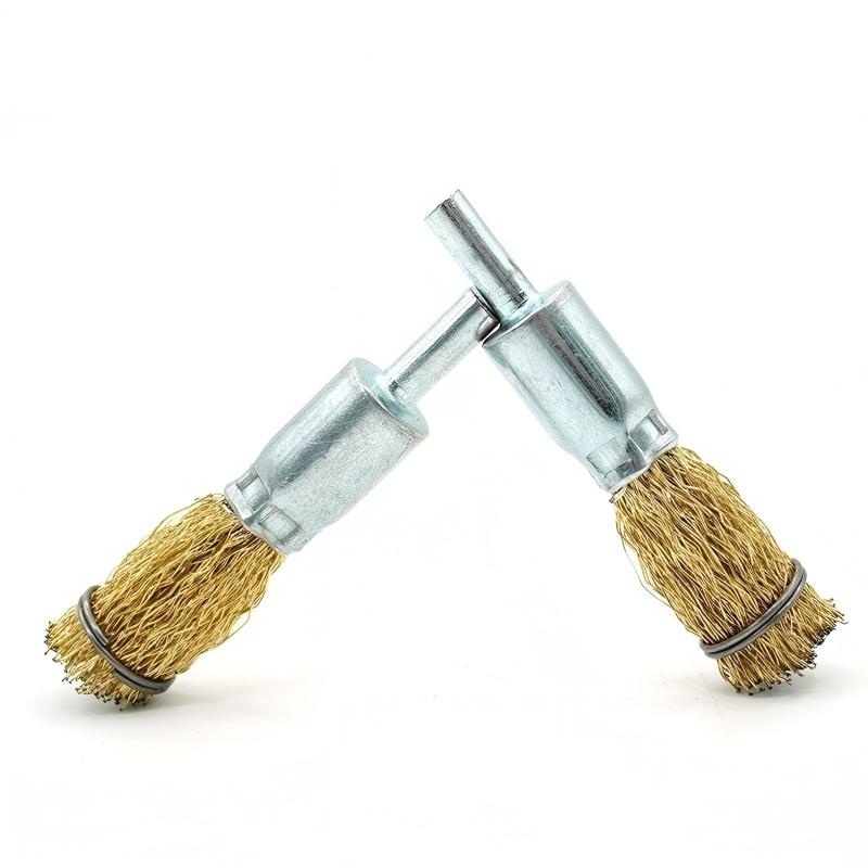 CLEAN WORLD Industrial Polishing Brush Hot Sale High Quality Steel Wire End Brushes for Cleaning and Polishing