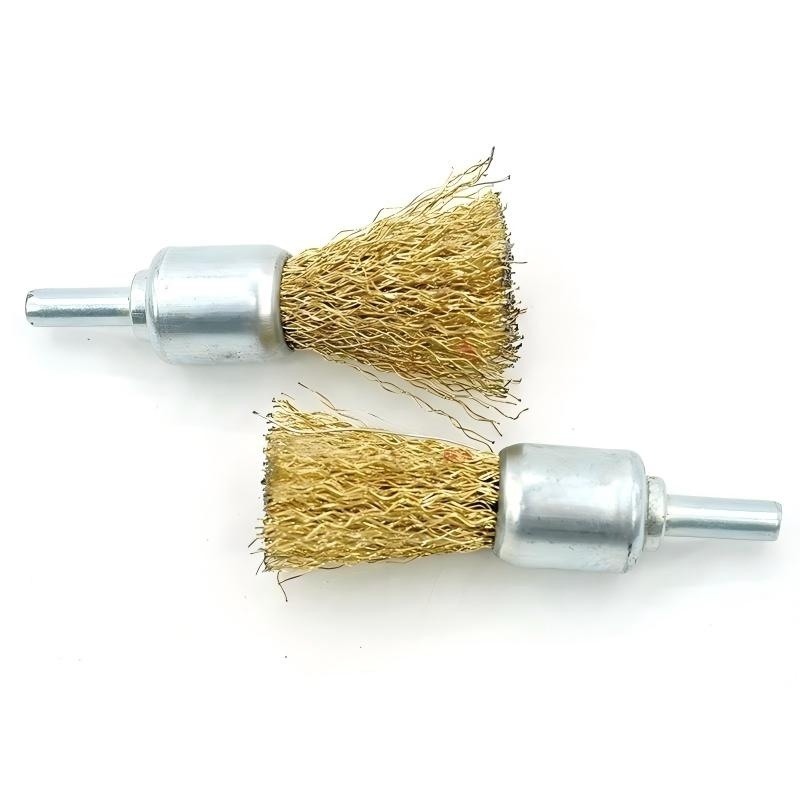 CLEAN WORLD Industrial Polishing Brush Hot Sale High Quality Steel Wire End Brushes for Cleaning and Polishing