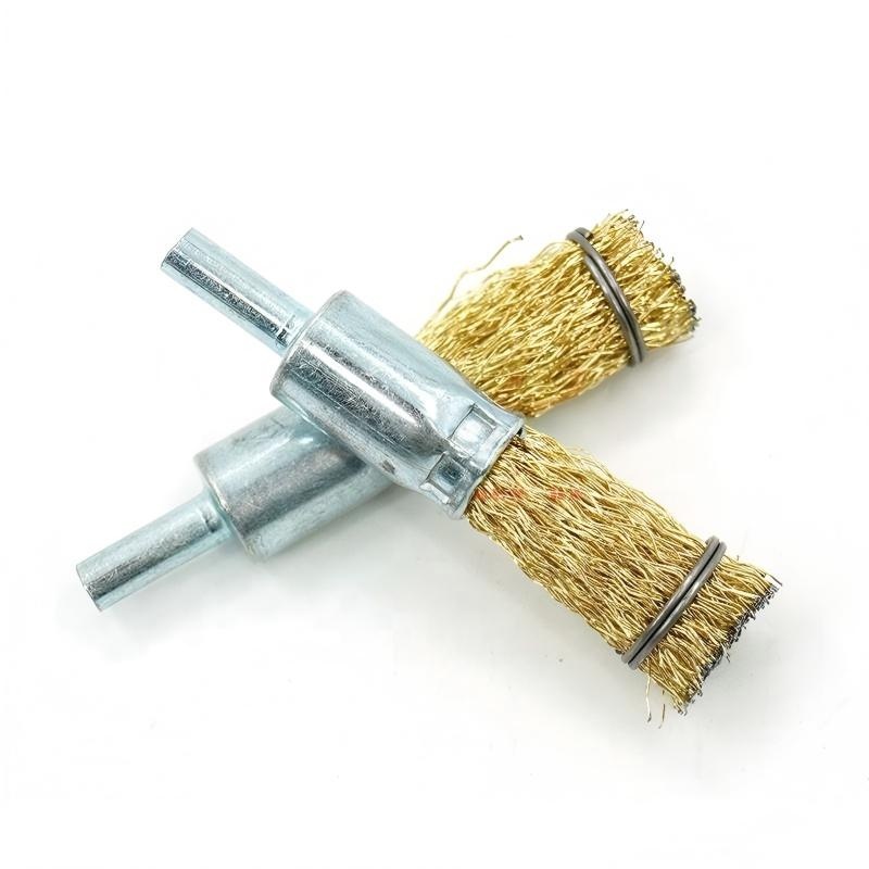 CLEAN WORLD Industrial Polishing Brush Hot Sale High Quality Steel Wire End Brushes for Cleaning and Polishing