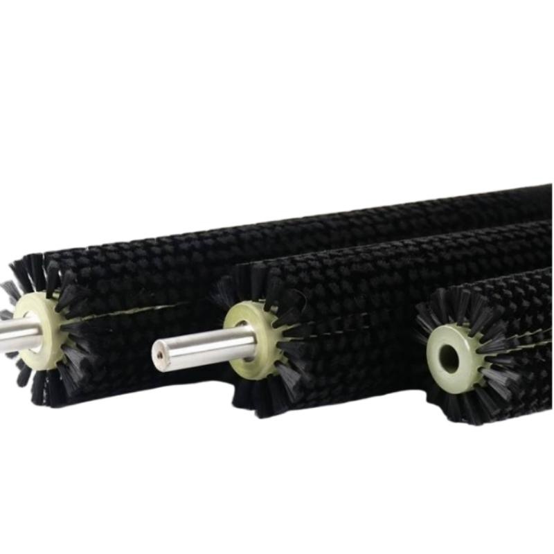 CLEAN WORLD Industrial Roller Brush Industrial Brush Roller Conveyor Belt Fruit and Vegetable Cleaning Brush