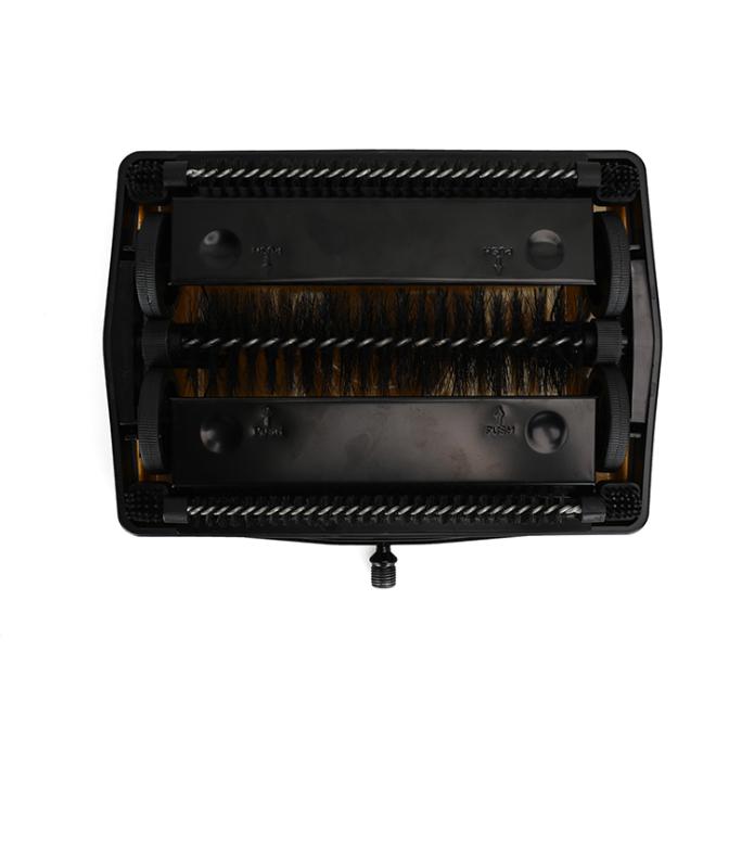 CLEAN WORLD Household Sweeper Lightweight Hand Push Carpet & Floor Brush for Home Office