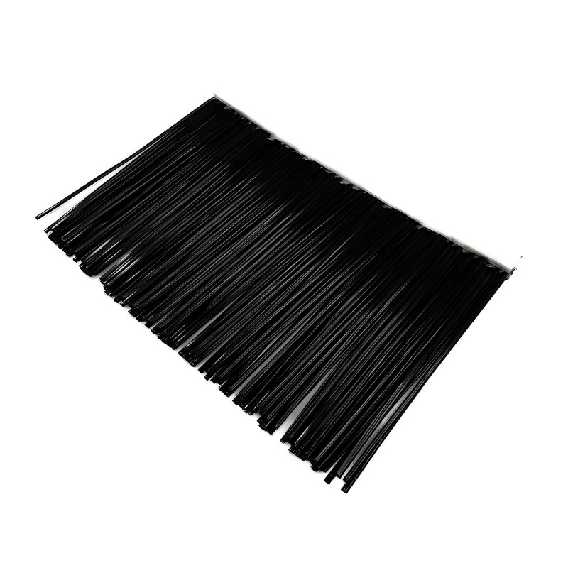 CLEAN WORLD Industrial Lath Strip Brush Forklift Sweeper Attachment Broom Replacement Strip Brush