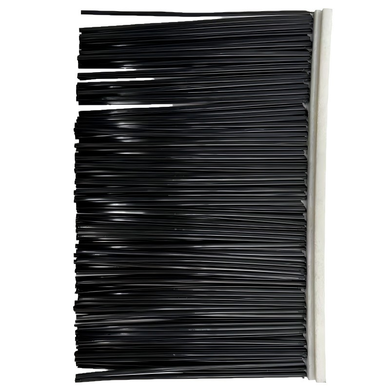 CLEAN WORLD Industrial Lath Strip Brush Forklift Sweeper Attachment Broom Replacement Strip Brush