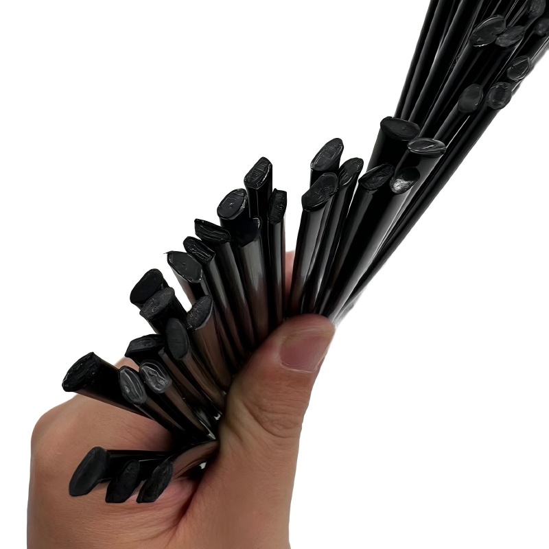 CLEAN WORLD Industrial Lath Strip Brush Forklift Sweeper Attachment Broom Replacement Strip Brush