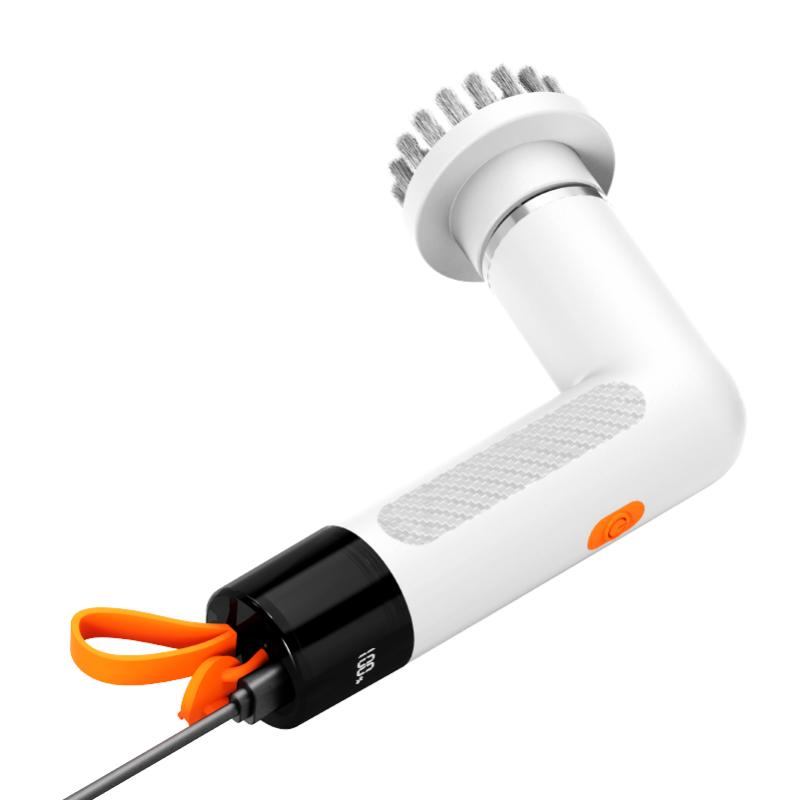 CLEAN WORLD Electric Cleaning Brush Wireless Spin Scrubber Cordless Handheld Power Brush for Bathtub, Tile, Floor Grout & Kitchen