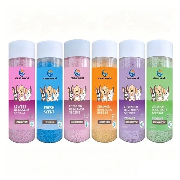 CLEAN WORLD Litter Box Deodorizing Crystals