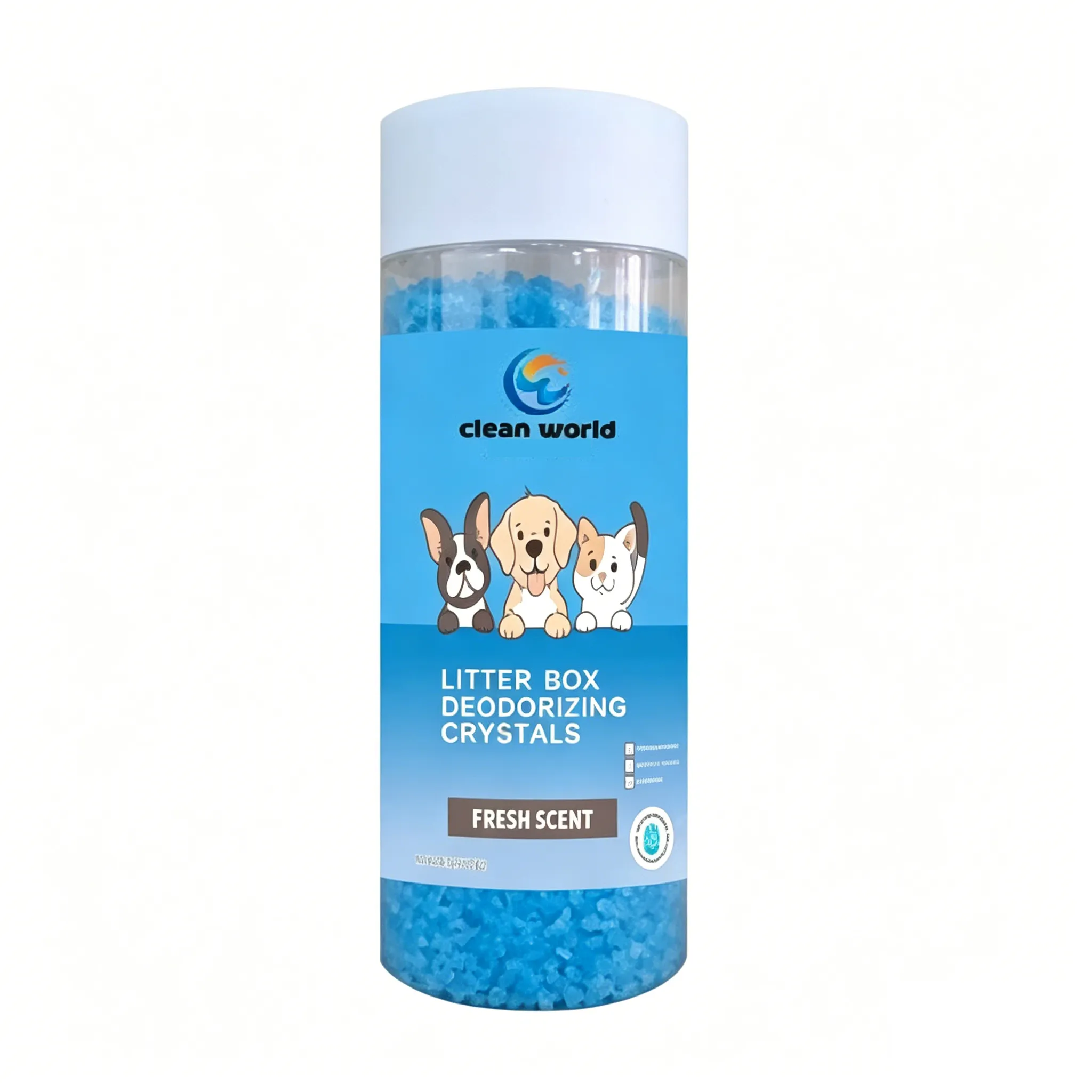 CLEAN WORLD Litter Box Deodorizing Crystals