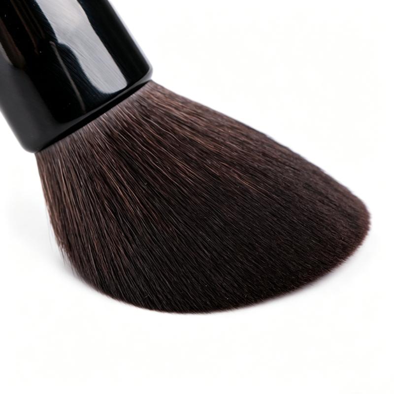 CLEAN WORLD Wholesale OEM Custom Logo 8pcs Black Makeup Brushes Set Black Foundation Loose Powder Eyeshadow Beauty Tools