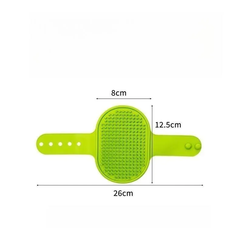 CLEAN WORLD Cat Corner Scratcher, Silicone Grooming Comb with Adjustable Strap, Indoor Cat Self-play Hair Rubbing Toy