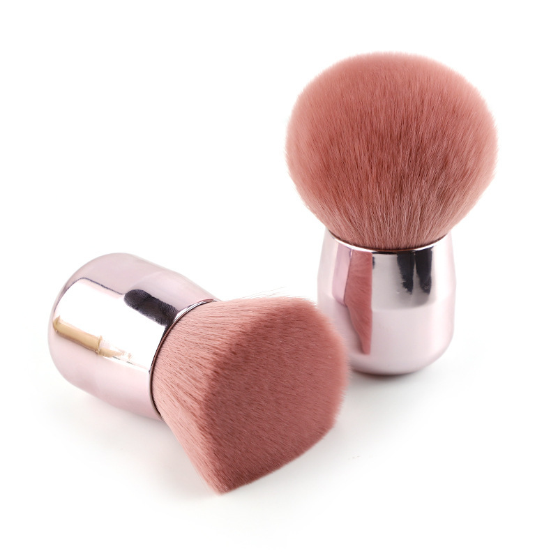CLEAN WORLD Factory Direct Sale Mushroom Head Makeup Brush, Single Pack Powder/Blush/Foundation/Nail Art Brush, Round & Angled Head