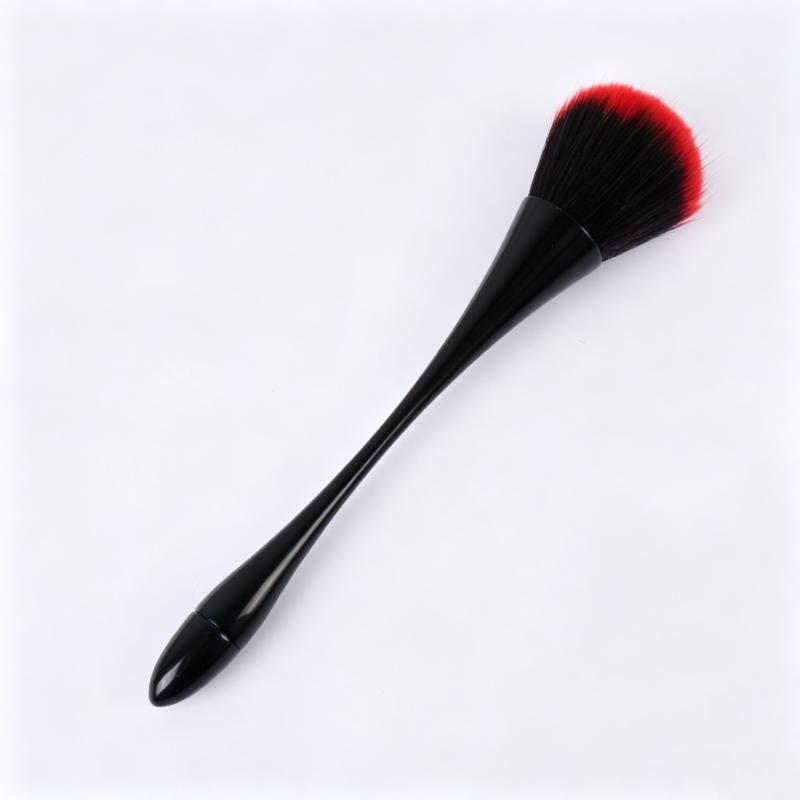CLEAN WORLD Factory Wholesale Waist Shaped Makeup Brush, Single Trendy Blush Powder Brush, Portable Nail Art Dust Cleaning Brush
