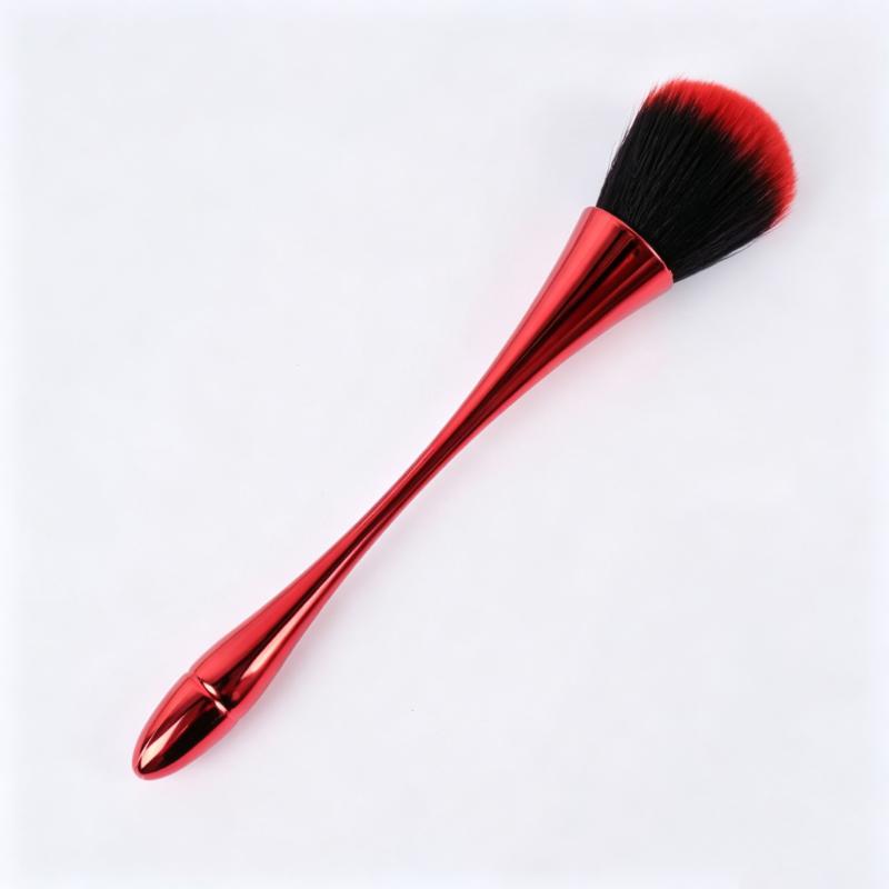 CLEAN WORLD Factory Wholesale Waist Shaped Makeup Brush, Single Trendy Blush Powder Brush, Portable Nail Art Dust Cleaning Brush