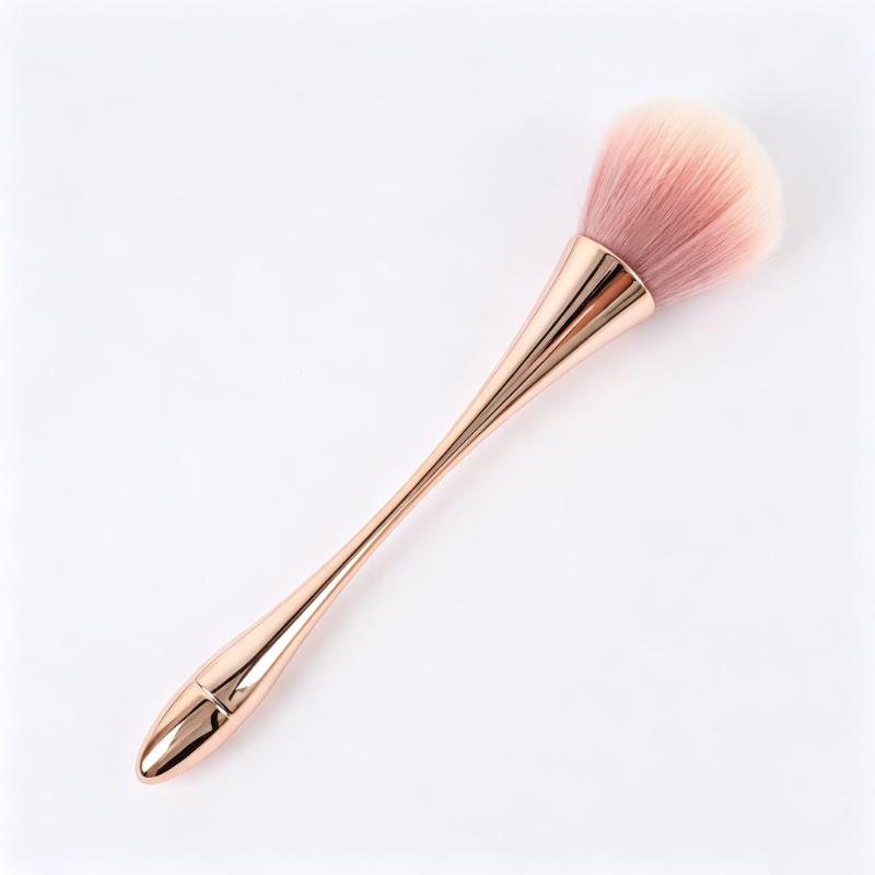 CLEAN WORLD Factory Wholesale Waist Shaped Makeup Brush, Single Trendy Blush Powder Brush, Portable Nail Art Dust Cleaning Brush