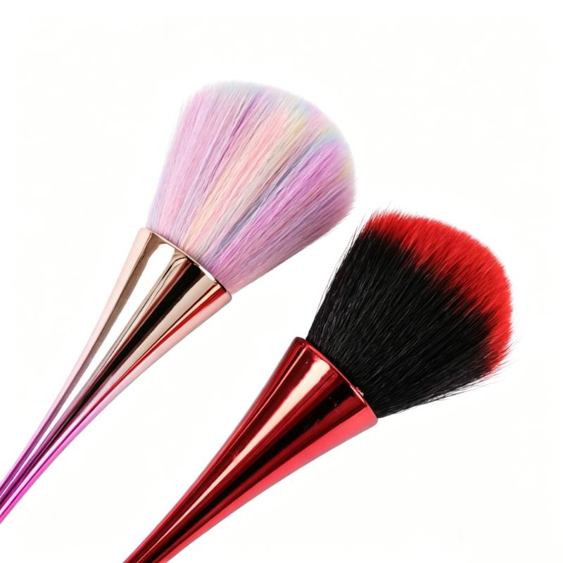 CLEAN WORLD Factory Wholesale Waist Shaped Makeup Brush, Single Trendy Blush Powder Brush, Portable Nail Art Dust Cleaning Brush