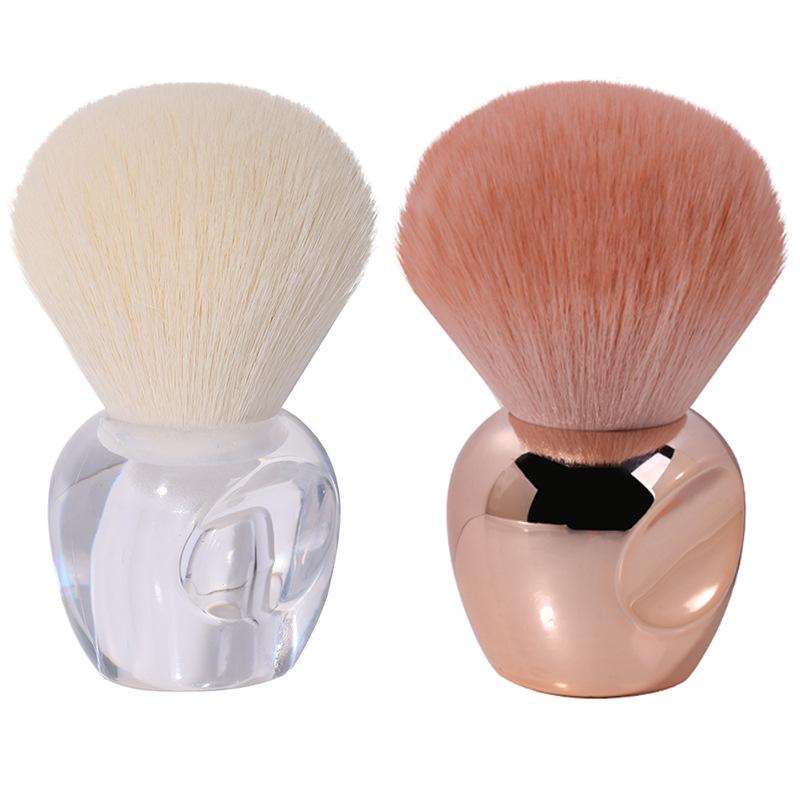 CLEAN WORLD Mini Portable Makeup Brush, Finger Storage Quick Touch-Up Brush, Nail Dust Remover, Foundation Blush Cosmetic Brush