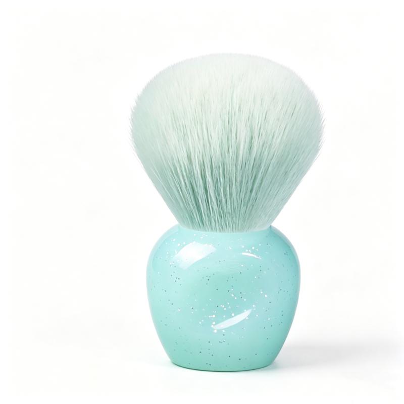 CLEAN WORLD Mini Portable Makeup Brush, Finger Storage Quick Touch-Up Brush, Nail Dust Remover, Foundation Blush Cosmetic Brush