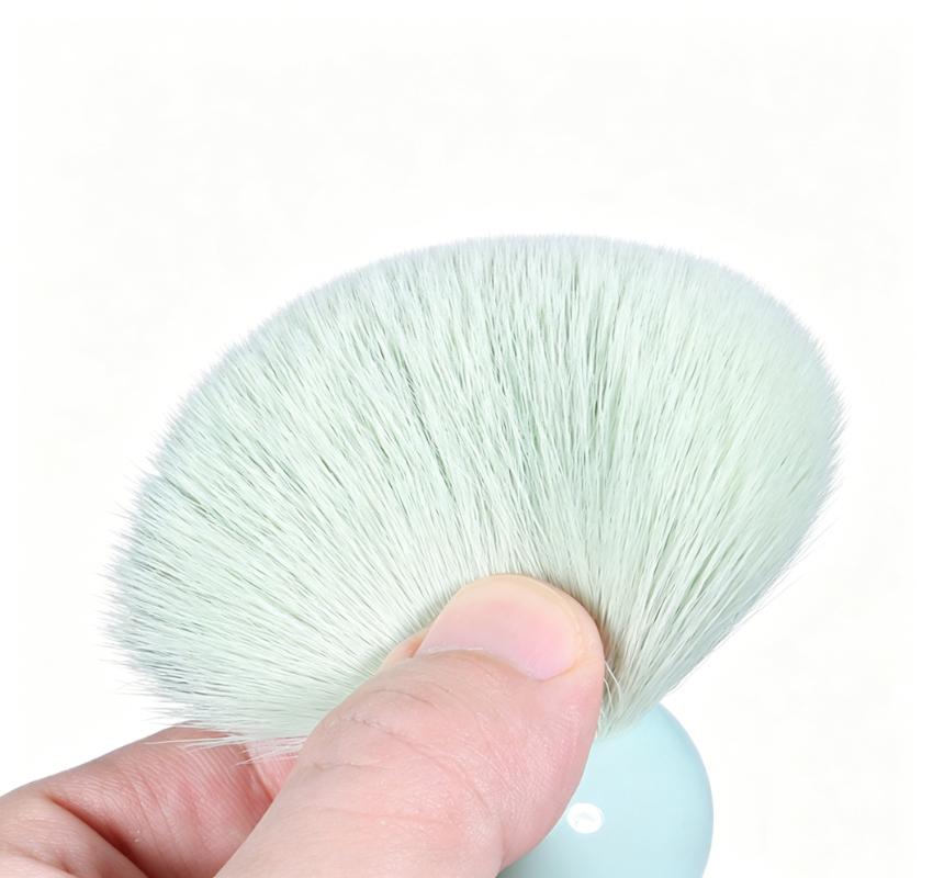 CLEAN WORLD Mini Portable Makeup Brush, Finger Storage Quick Touch-Up Brush, Nail Dust Remover, Foundation Blush Cosmetic Brush