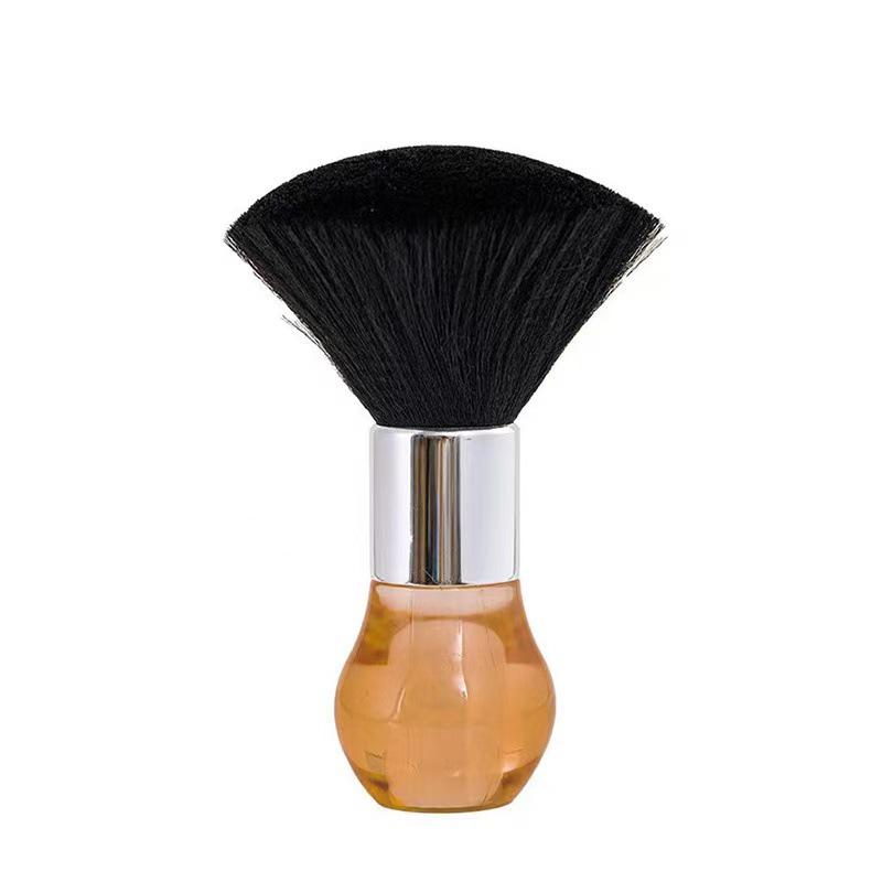 CLEAN WORLD Crystal Hair Brush, Soft Fiber Barber Neck Duster Brush, Hair Cleaning Sweep Brush for Salon & Home Use