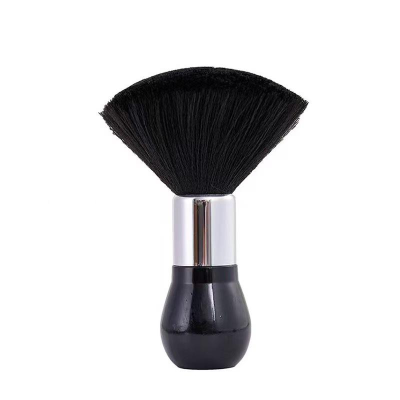CLEAN WORLD Crystal Hair Brush, Soft Fiber Barber Neck Duster Brush, Hair Cleaning Sweep Brush for Salon & Home Use