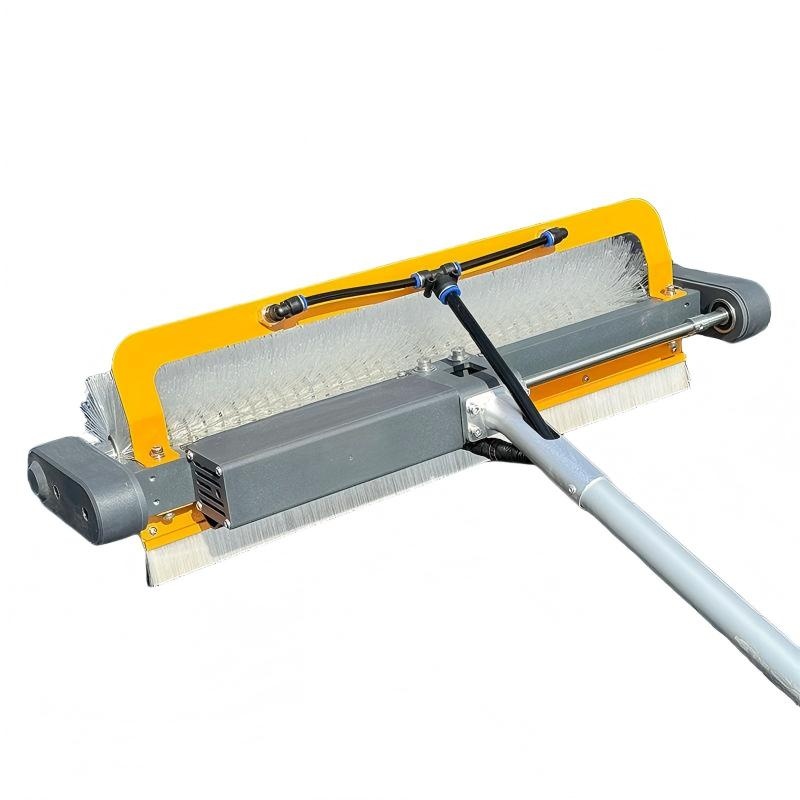 CLEAN WORLD Industrial Solar Panel Brush Solar Farm Cleaning Rotary Brush for Solar Panel Cleaning Lithium Battery X5
