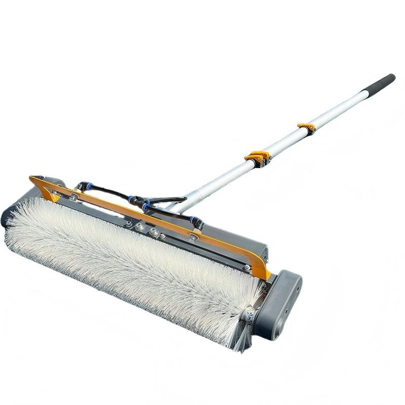 CLEAN WORLD Industrial Solar Panel Brush Solar Farm Cleaning Rotary Brush for Solar Panel Cleaning Lithium Battery X5