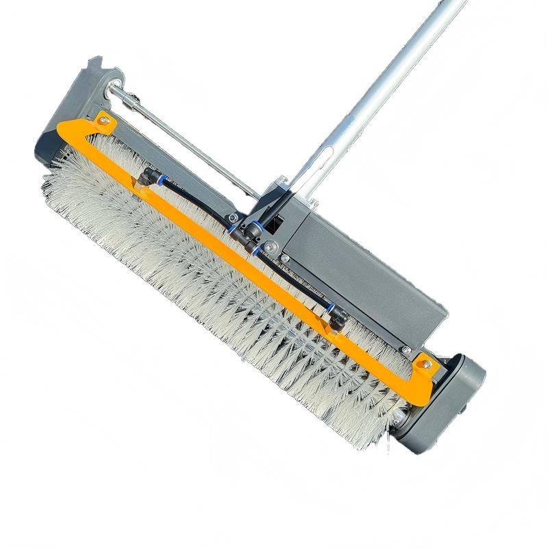 CLEAN WORLD Industrial Solar Panel Brush Solar Farm Cleaning Rotary Brush for Solar Panel Cleaning Lithium Battery X5