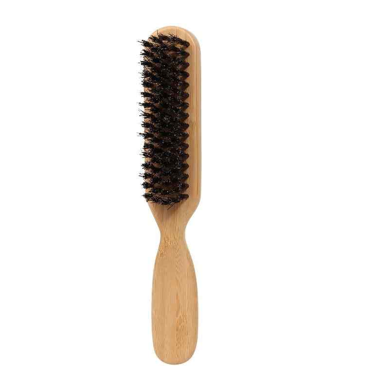 CLEAN WORLD Beard Brush, Pointed Tail Hair Comb, Men's Beard Styling Grooming Brush for Barbershop Hair Oil Styling