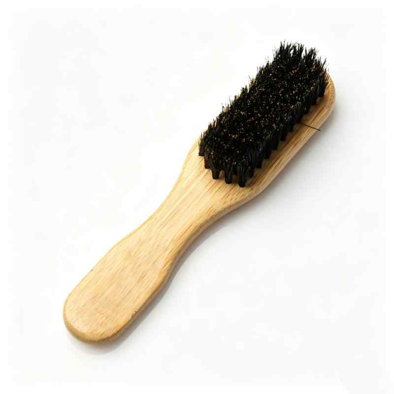 CLEAN WORLD Beard Brush, Pointed Tail Hair Comb, Men's Beard Styling Grooming Brush for Barbershop Hair Oil Styling