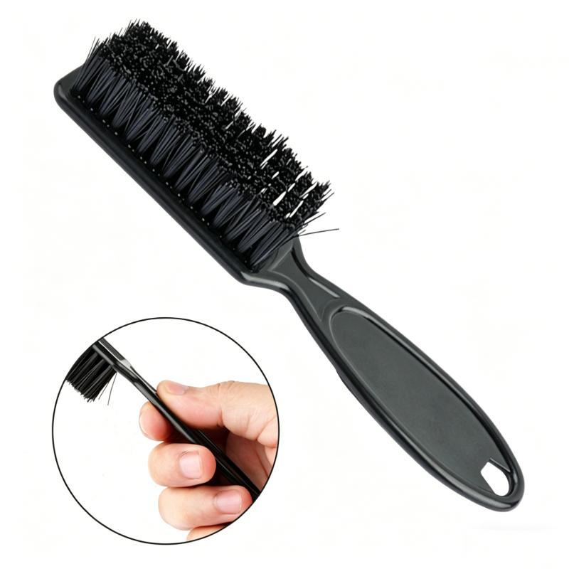 CLEAN WORLD Hot Sale Oil Head Beard Brush, Pointed Tail Wooden Handle Hair Styling Comb, Edge Brush Hair Cleaning Brush for Men Hair Grooming