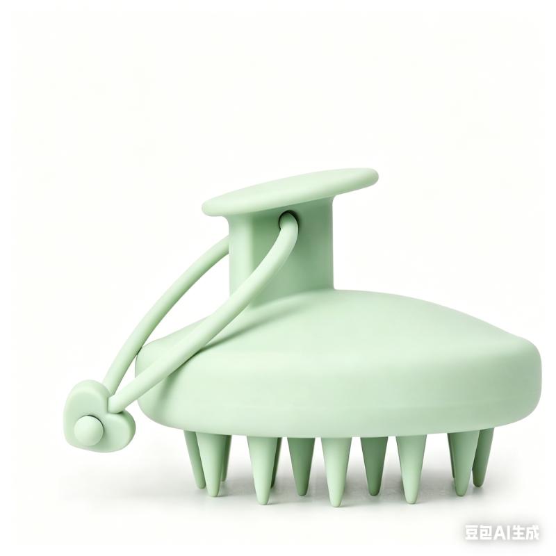 CLEAN WORLD Silicone Shampoo Brush, Soft Scalp Massager Brush for Hair Washing & Exfoliating