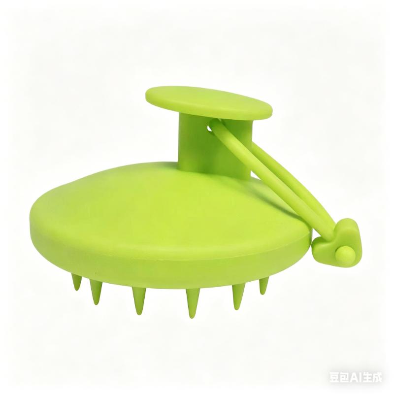 CLEAN WORLD Silicone Shampoo Brush, Soft Scalp Massager Brush for Hair Washing & Exfoliating