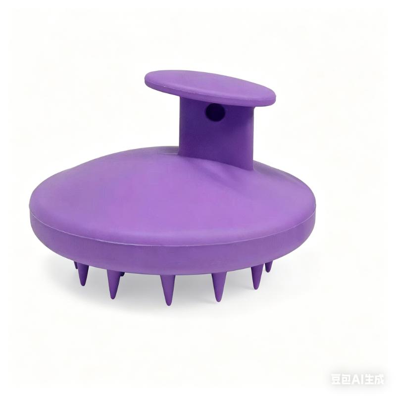CLEAN WORLD Silicone Shampoo Brush, Soft Scalp Massager Brush for Hair Washing & Exfoliating