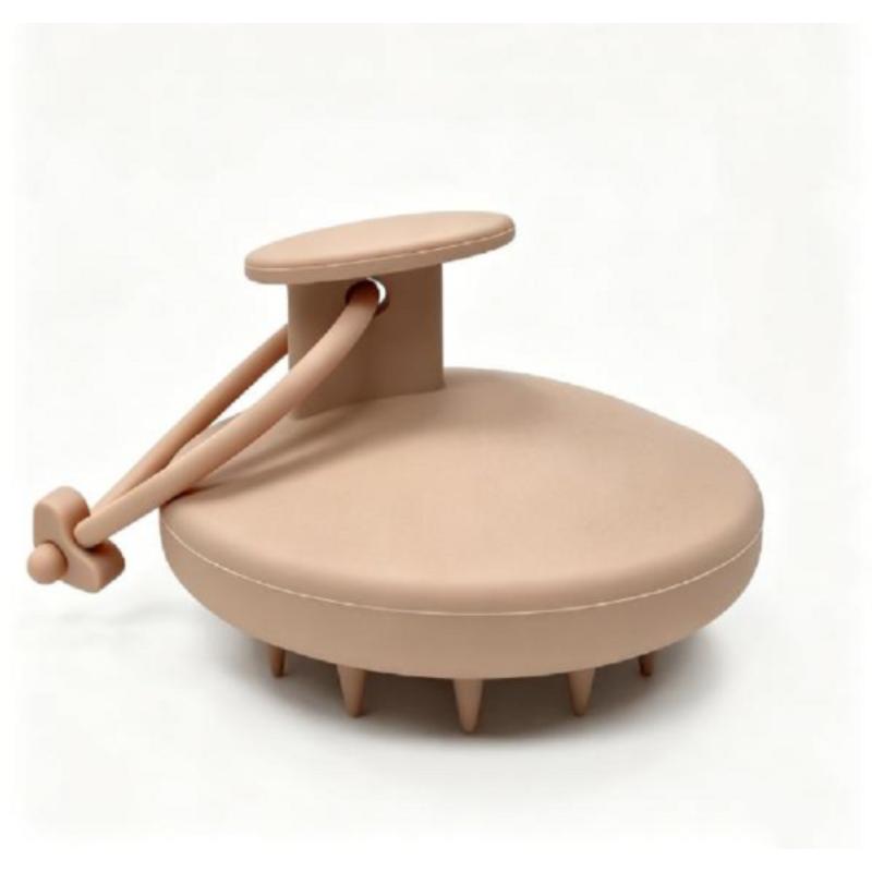 CLEAN WORLD Silicone Shampoo Brush, Soft Scalp Massager Brush for Hair Washing & Exfoliating