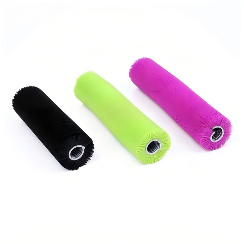 CLEAN WORLD Industrial Conveyor Belt Brush Brush Belt Cleaner for Conveyor Belt Conveyor Electric Nylon Roller Brush Conveyor Belt Cleaning Brush