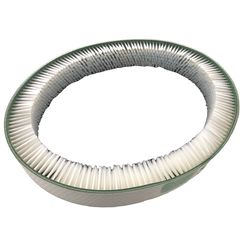 CLEAN WORLD Industrial Conveyor Belt Brush Nylon/PP/PET 1-5 Inch Flexible Flat Bristle Conveyor Belt Cleaning Brushes Industrial Standard Drive Pulleys Timing Transmission