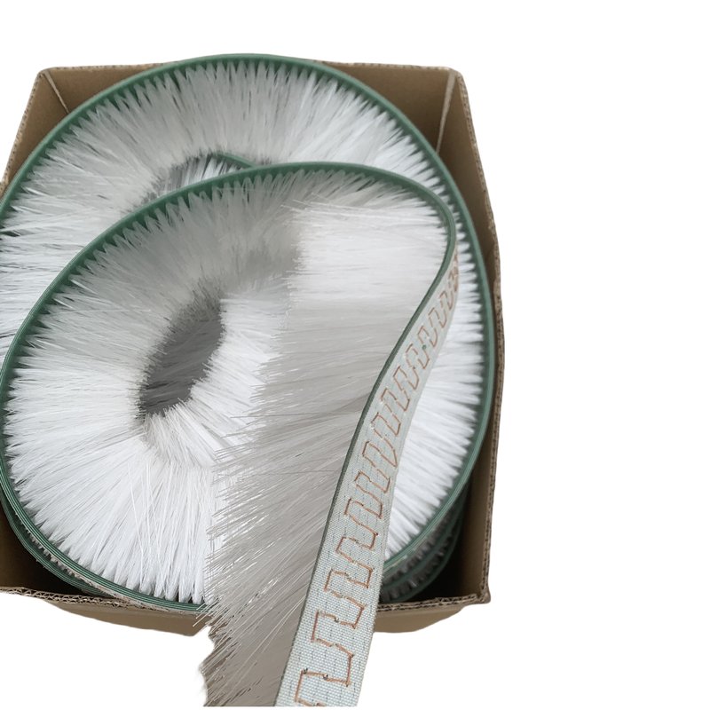 CLEAN WORLD Industrial Conveyor Belt Brush Nylon/PP/PET 1-5 Inch Flexible Flat Bristle Conveyor Belt Cleaning Brushes Industrial Standard Drive Pulleys Timing Transmission