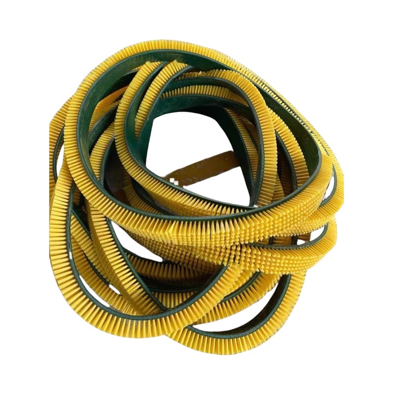 CLEAN WORLD Industrial Conveyor Belt Brush Nylon/PP/PET 1-5 Inch Flexible Flat Bristle Conveyor Belt Cleaning Brushes Industrial Standard Drive Pulleys Timing Transmission