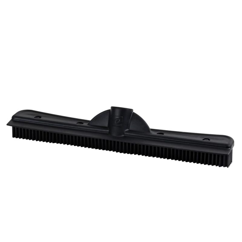 CLEAN WORLD Pet Hair Removal Rubber Broom - Sweeper & Squeegee for Dog Cat Fur, Dust, and Liquid, Works on Carpet, Floors & Stairs