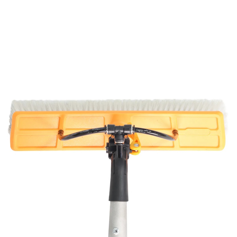 CLEAN WORLD Industrial Solar Panel Brush Solar Panel Cleaning System Tool Photovoltaic Washing Brush with Pump