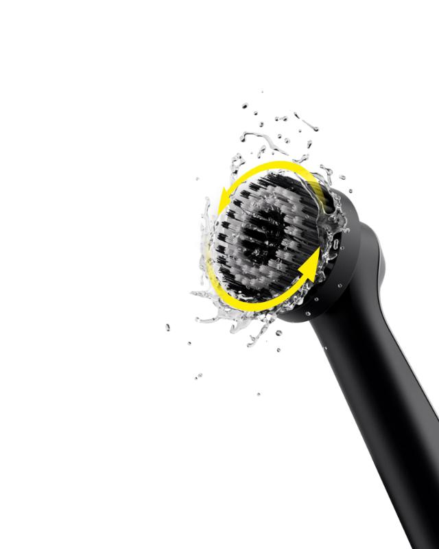 CLEAN WORLD Electric Cleaning Brush, IPX7 Waterproof Cordless Scrubber with 5 Replaceable Heads,Portable Electric Spin Scrubber for Bathroom, Kitchen, Car & Tile Cleaning