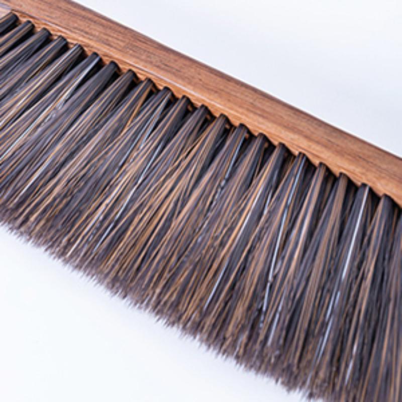 CLEAN WORLD Wooden Hand Broom Brush, Soft Bristle Dust Cleaning Brush for Car Interior, Sofa, Bed, Furniture, Upholstery, and Home Use